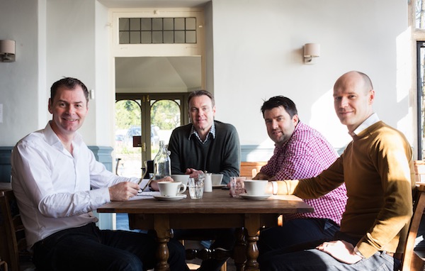 The Bath Pub Company team has announced plans for its fourth opening in the city. From left to right: Joe Cussens, director; Justin Sleath, director; James Pounds, general manager; Darren Hales, operations manager