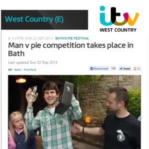 Avalanche launched Bath's first pie festival for the Inn at Freshford, attracting high profile media attention