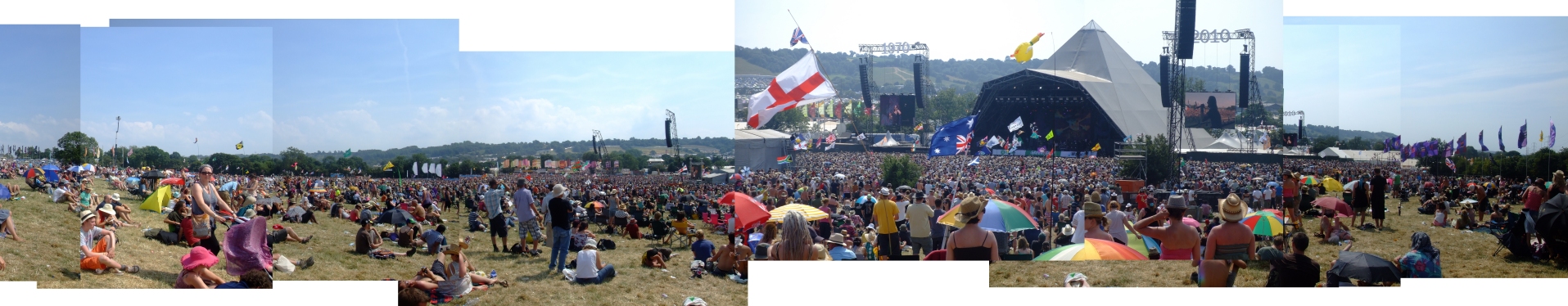 Glastonbury Festival montage